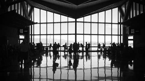 phoenix airport center people inside building phoenix